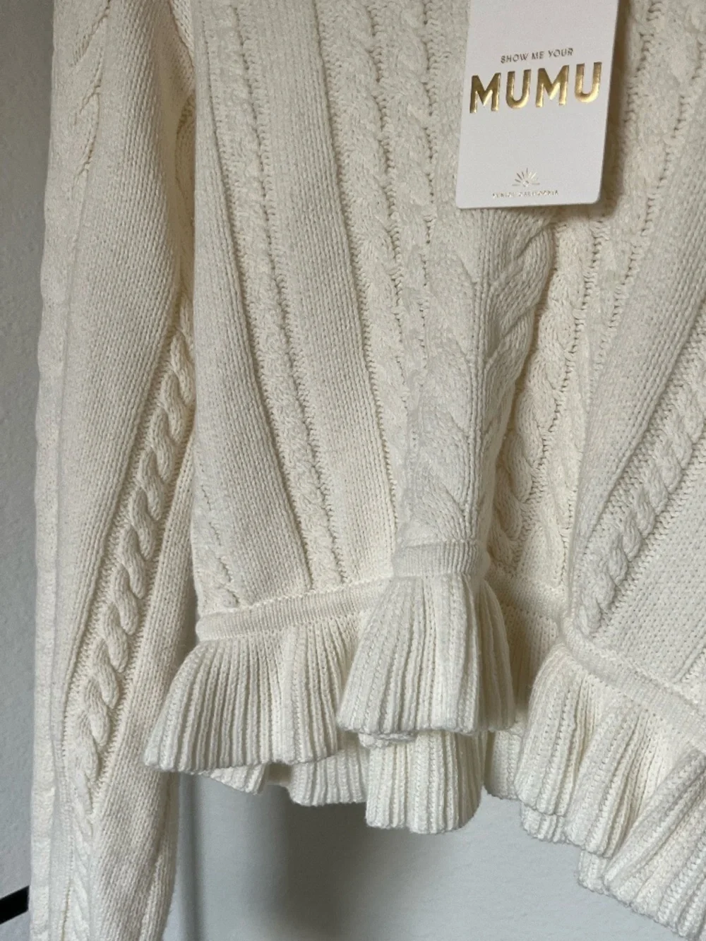 NWT SHOW ME YOUR MUMU x REVOLVE | Ridley Ruffle Sweater & Skirt Set | Size M & S